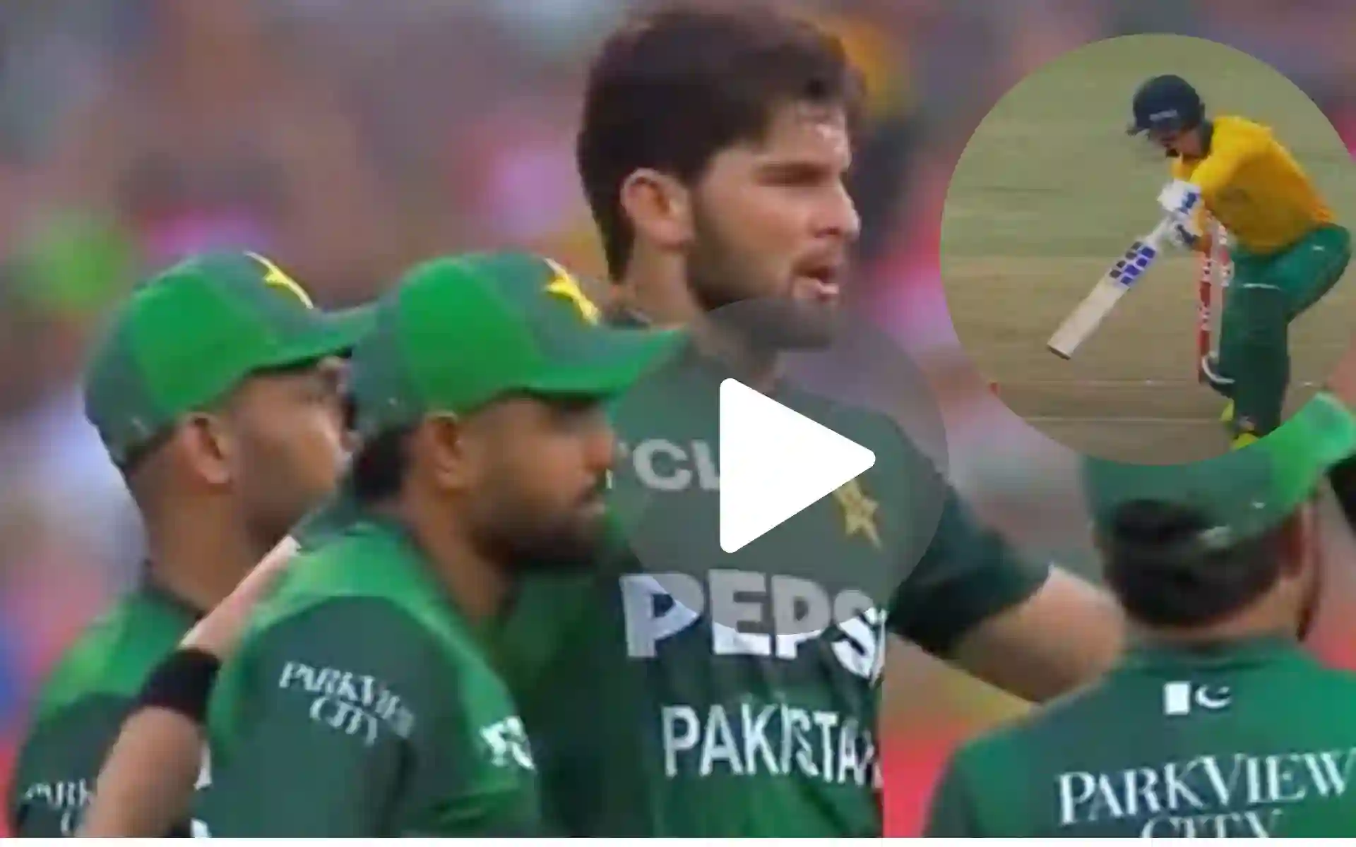 [Watch] Babar Azam Hugs Shaheen Afridi As Pacer Bags Vintage First-Over Wicket